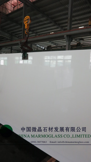 Nano Glass Countertop Marble Slab, 3 cm.