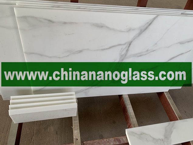 Calacatta Nano Crystallized Glass Slabs