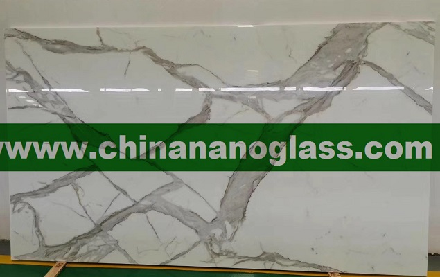 White Calacatta Gold Nanoglass Factory,Price