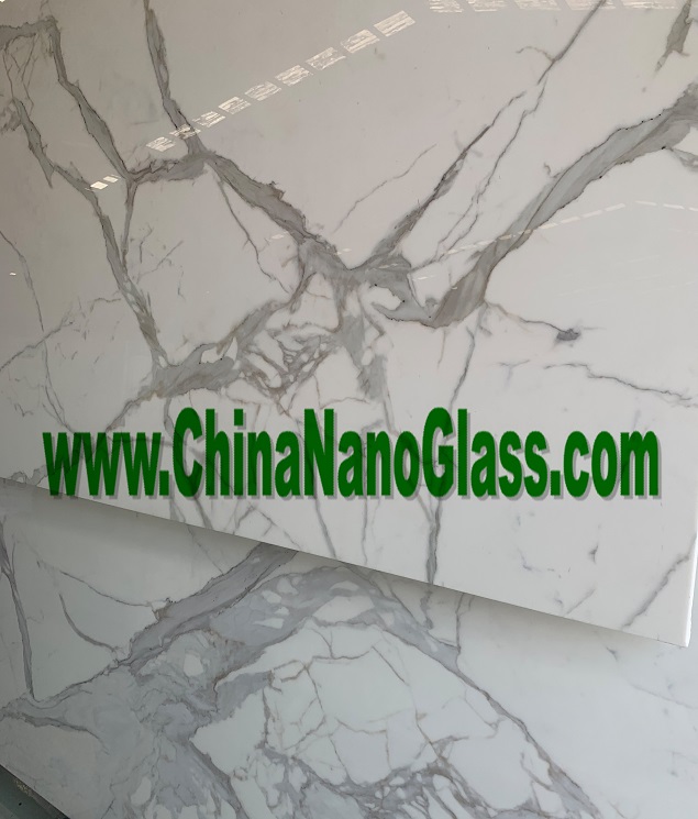 Calacatta and Statuario Nanoglass